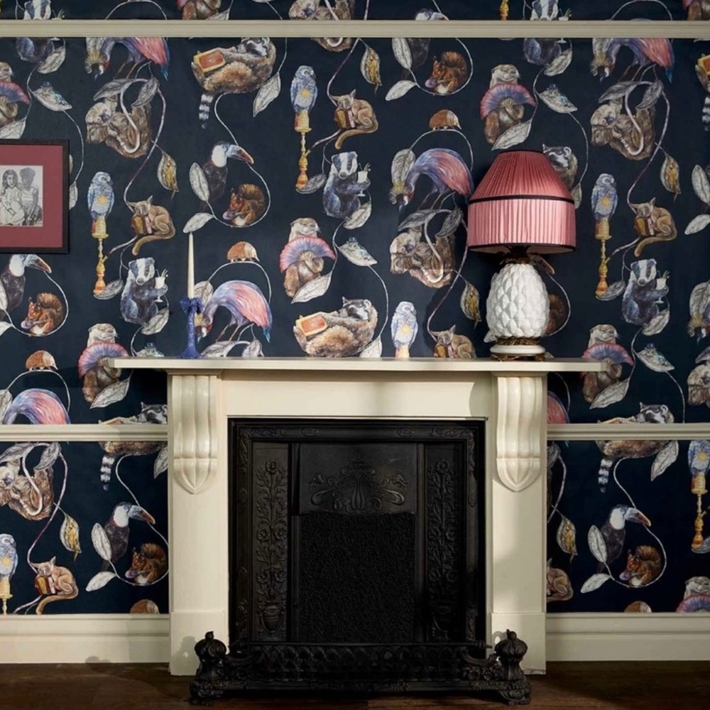 Anthropologie x House of Hackney Empire Animal Midnight Wallpaper
